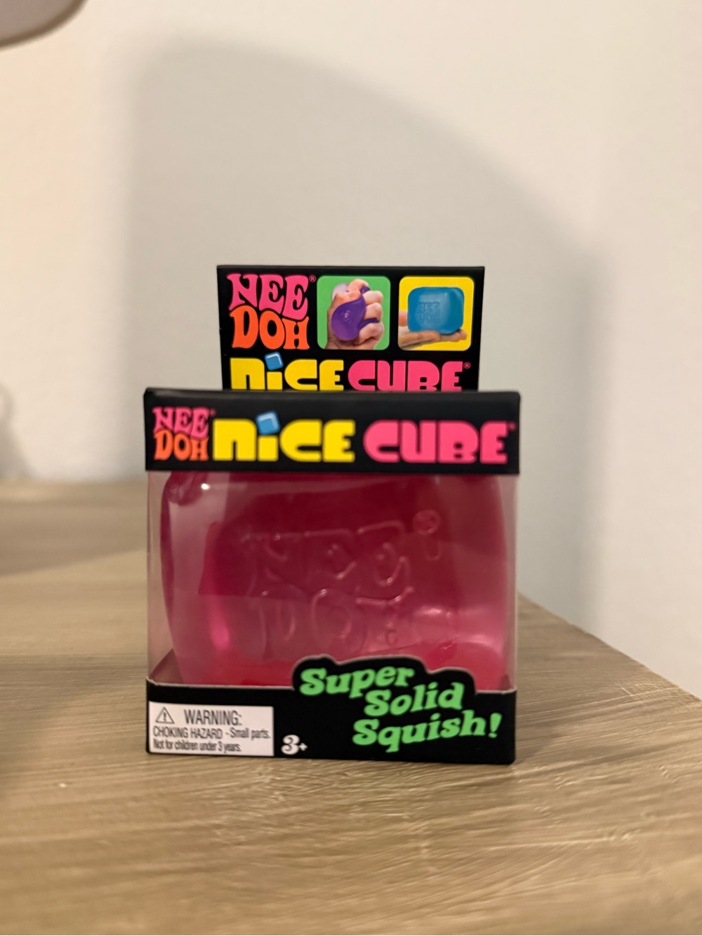 🔥 🧊 Nice Cube Super Solid Squish Toy — Pink